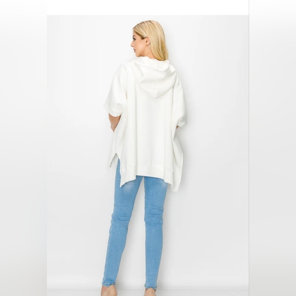 Joh Fleta Poncho with Hoodie-Large - Picture 2 of 3